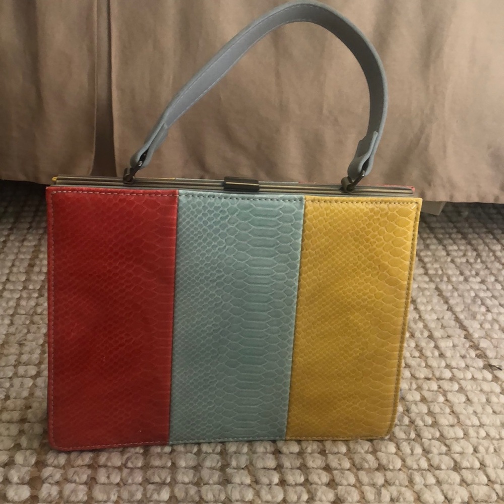 Anthropologie Street Level purse 11 x 9 excluding handles